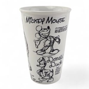 Disney Mickey Mouse & Friends Sketch Model Sheet Large Coffee Mug White